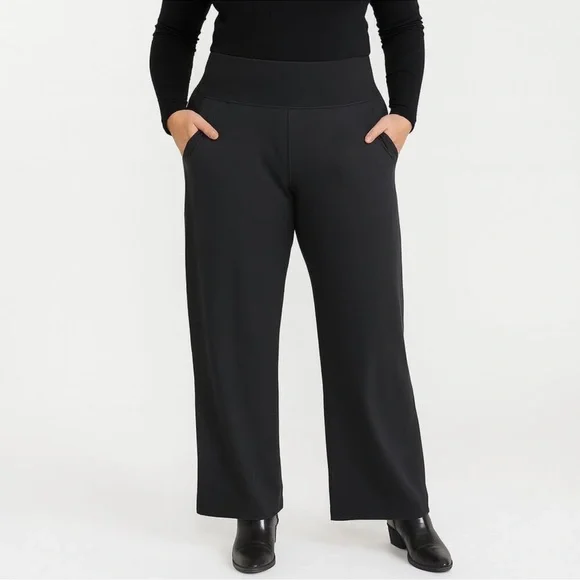 Athleta Venice Wide Leg Black Pant size 2X Casual Office - Picture 10 of 11